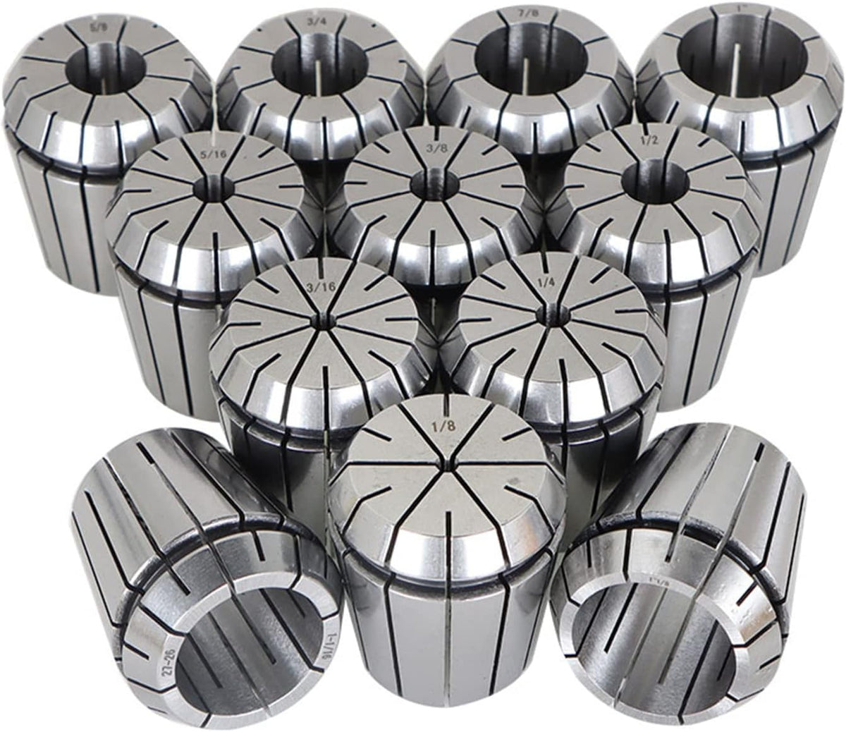 1/8-1-1/8 Inch Spring Collet Set ER40 Spring Collet for