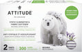 ATTITUDE Reusable Dryer Sheets, Static Eliminator & Fabric Softener, Fragrance-Free Laundry, Made in Canada, 300