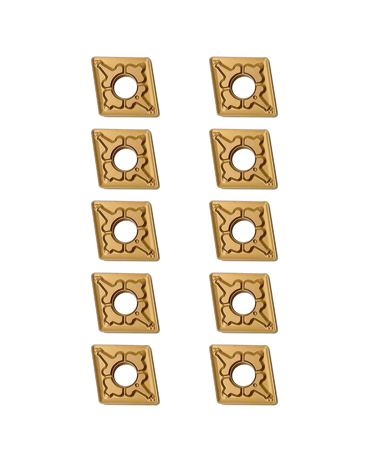 10Pcs Carbide Turning Inserts CNMG431 CNMG120404-TM