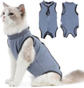 Cat Surgery Recovery Suit Cat Onesie for Cats After Surgery Spay Surgical Abdominal Wound Skin Diseases E-Collar