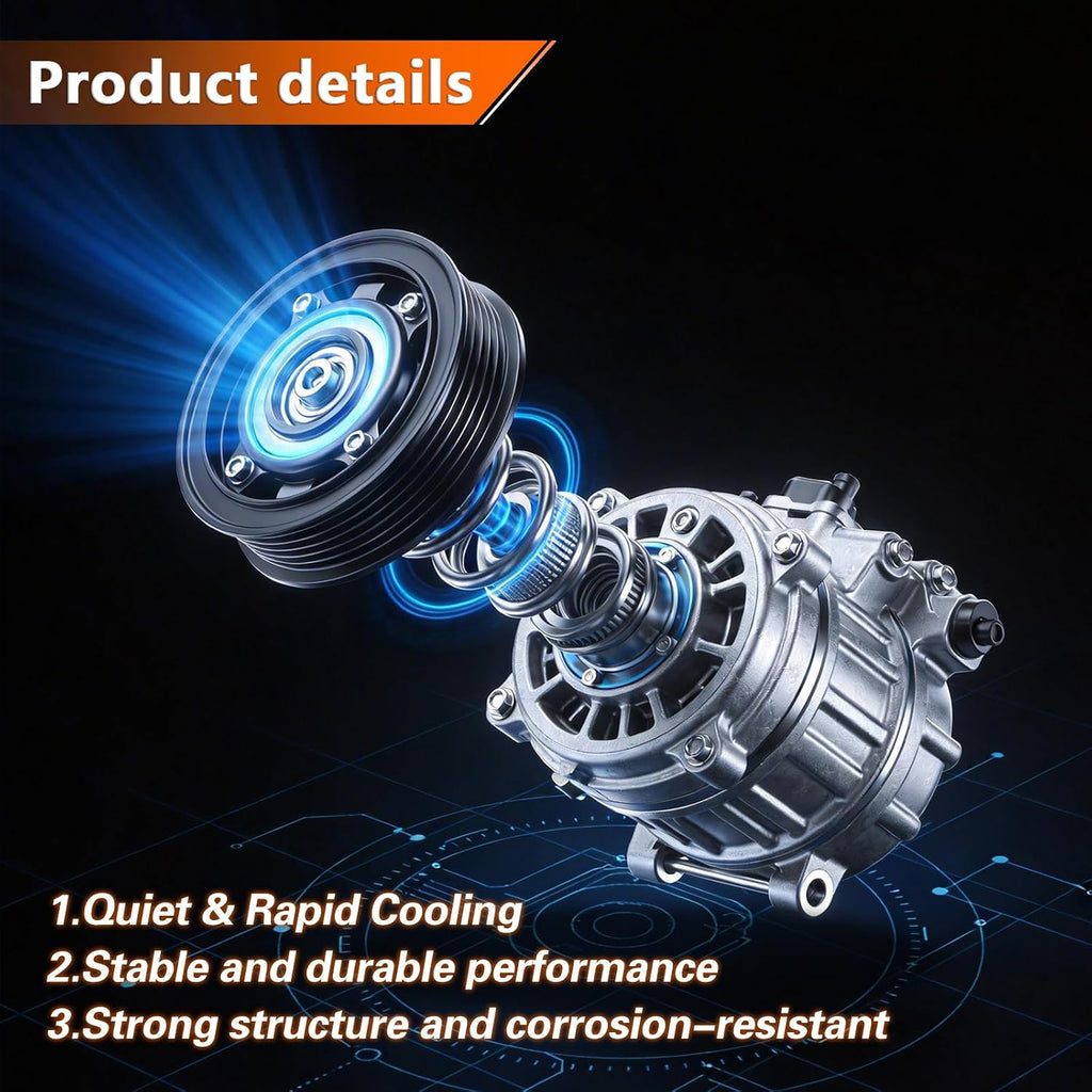 Air Conditioner AC Compressor with A/C Clutch for 1999-2003 ES300 3.0L