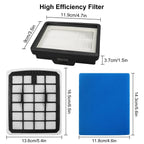 4 Pack Filters Replacement Parts for EUREKA NEN180 / NEN186BL