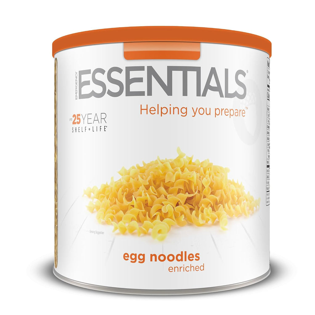 Egg Noodle Pasta #10 Can | Long Term Emergency Food Supply | Shelf Stable Survival Meal | 11 Servings | Non-GMO | Up