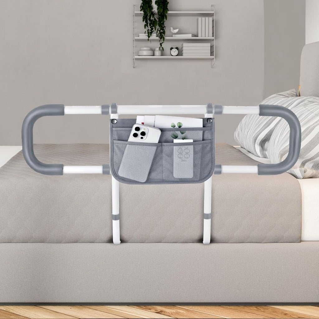 Bed Rails for Elderly Adults Safety - Extended Bed Assist Rail for Seniors - Adjustable Beds Side Rails Handle