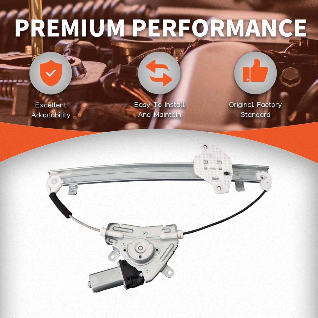 labwork Front Left Power Window Regulator Replacement for 751-632