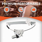 labwork Front Left Power Window Regulator Replacement for 751-632