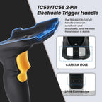 TC53 Trigger Handle for Zebra TC53 TC58 Handheld Barcode Scanner Mobile Computer (TRG-NGTC5-ELEC-01) - Requires Use
