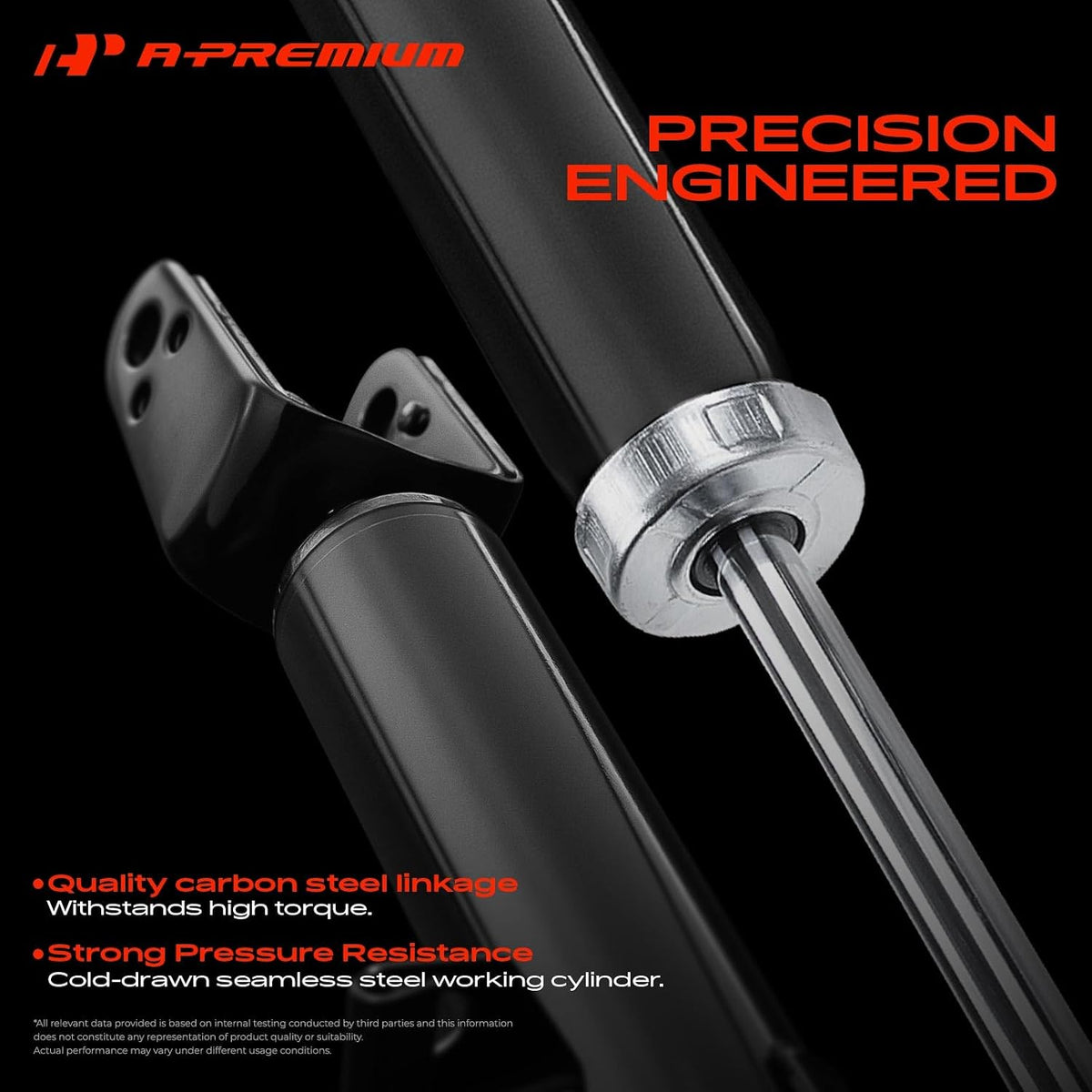 A-Premium Front Shock Absorbers, Set of 2 - Compatible with Jeep