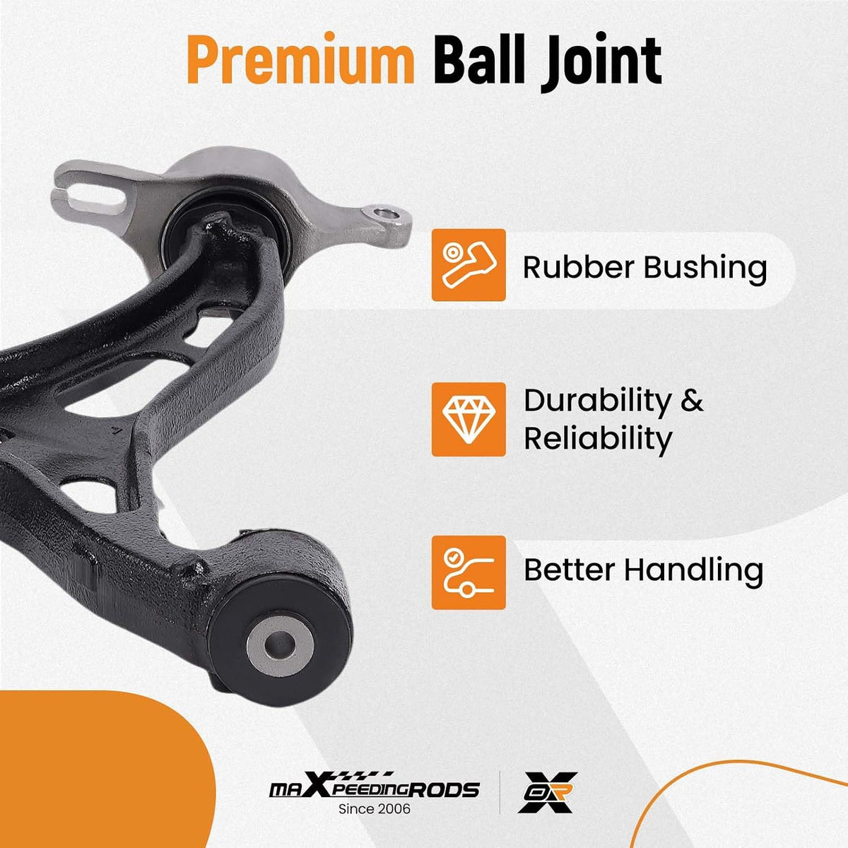 maXpeedingrods 2Pcs Front Lower Control Arm Kit for Dodge Durango 2011-2015