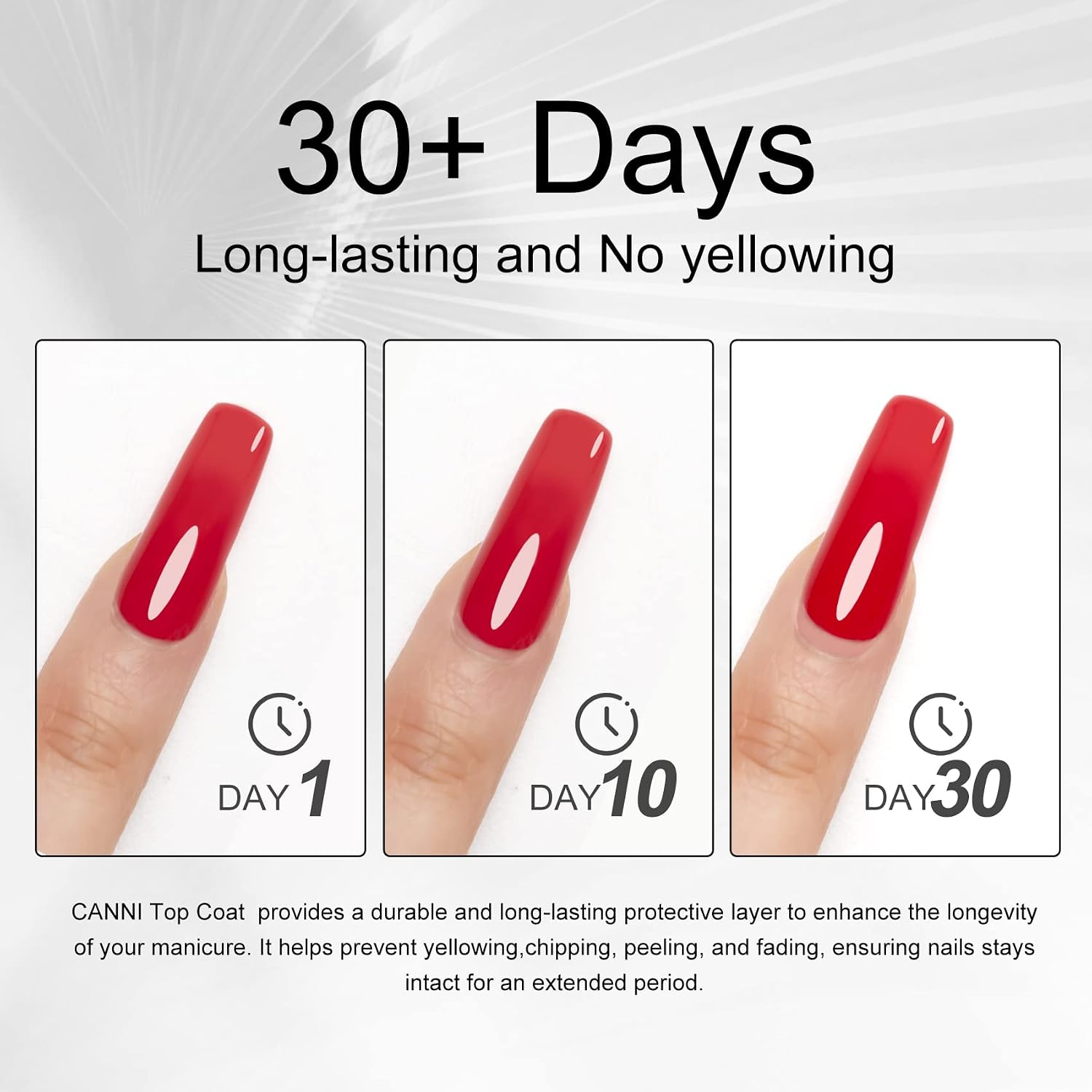 VENALISA 2 Pcs No Wipe Tempered Gel Top Coat and Base Coat Set Gel Nail Polish, Nail Gel Polish Nail Art Starter