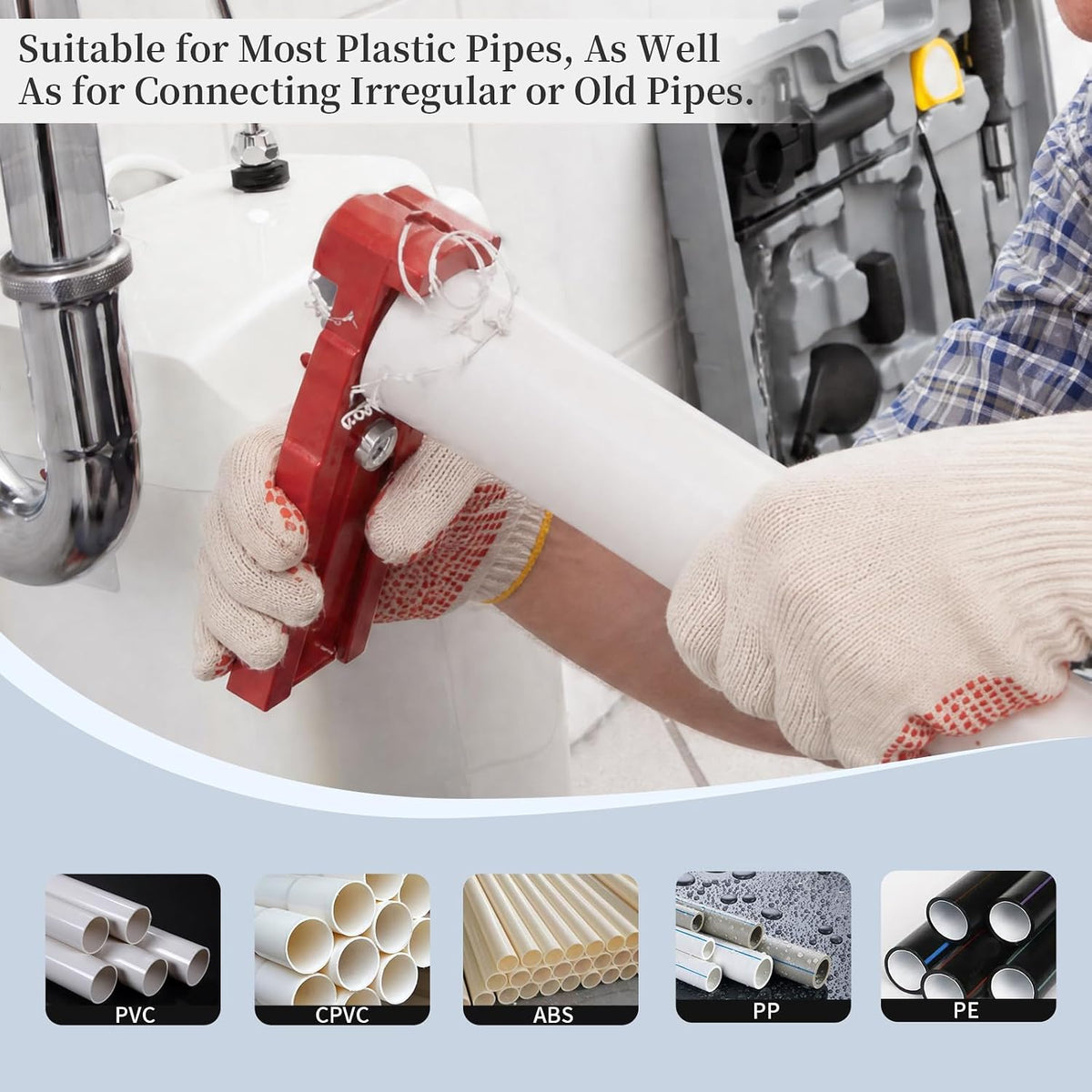 PVC Pipe Chamfer Tool, Adjustable 1/2" to 4" Universal Chamfer Reamer