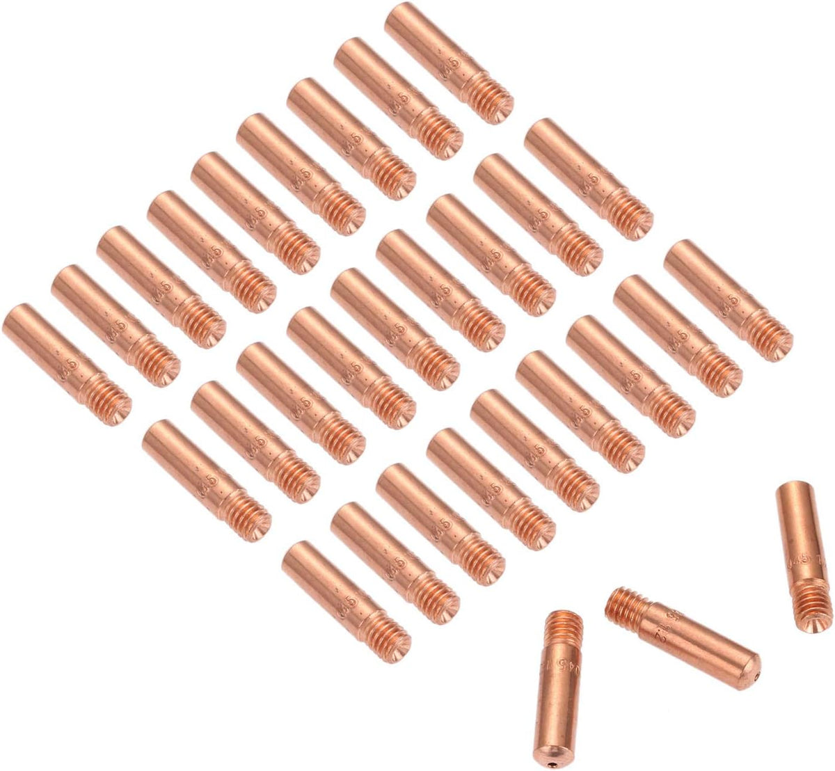 30Pcs MIG Welding Contact Tips 11-45 0.045" Replacement for Lincoln