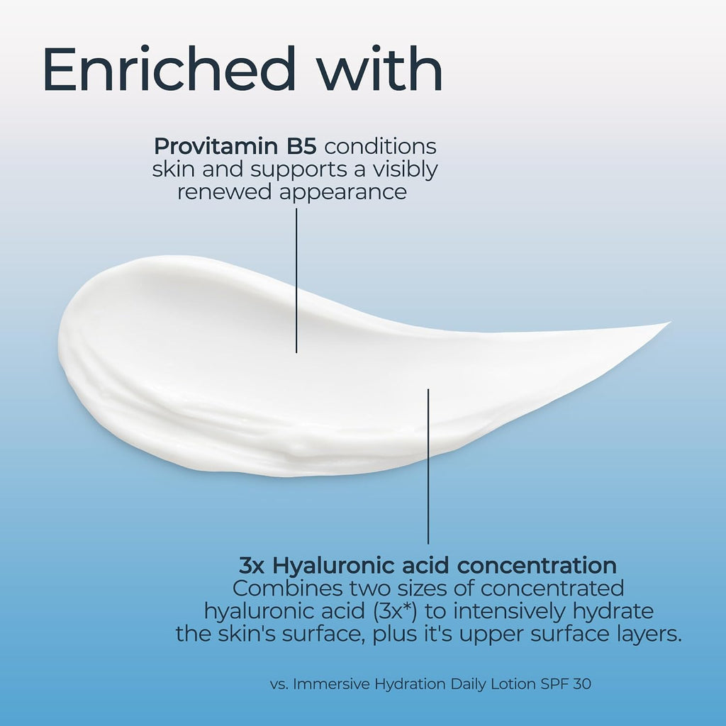 Face Immersive Hydration Night Cream, 2.5 OZ | Night Cream for Face with Hyaluronic Acid and Provitamin B5, Reduces