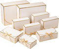 12Pack Mixed Size Gift Boxes, Small Medium Large White Gift Box Set with Ribbons & Lids, Gift Boxes Bulk for Wedding