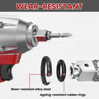 RJLCTH 10 Pcs 3/8 Inch Impact Wrench Retainer Ring Kit with O-Ring & Clip