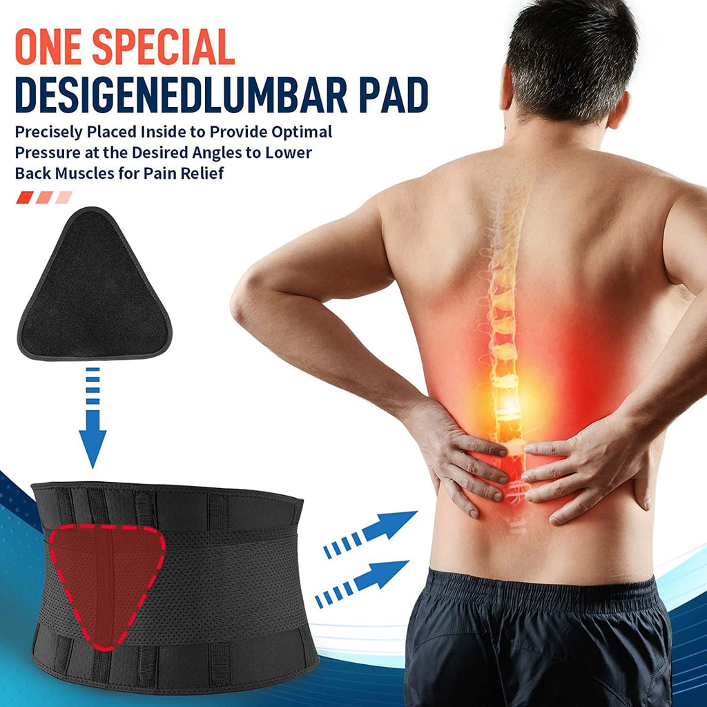 Back Brace for Men & Women, Lower Back, Sciatica Pain Relief