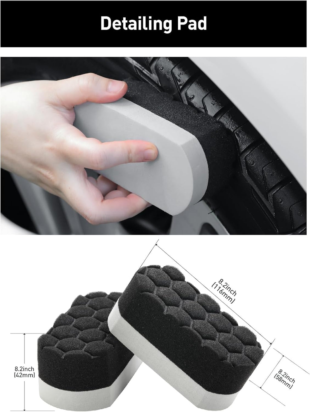 6PCS Car Wheel Brush Kit for Cleaning Tires | Tire Brush, Soft Rim Brush, Bendable Wheel Cleaner Brush for Cleaning