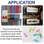 360Pcs Heat Shrink Ring Terminals Kit-Waterproof Crimp Wire Connectors