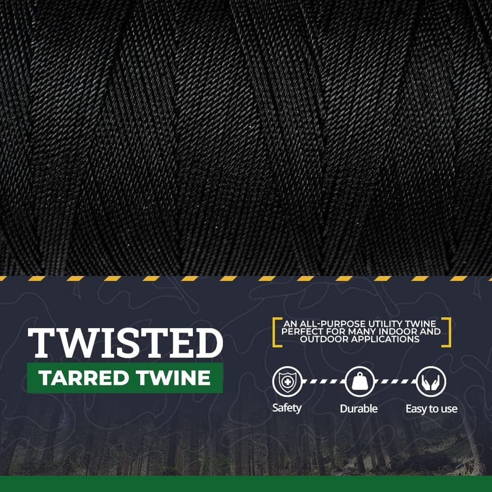 Tarred Twine, Bank Line Bushcraft & Netting #36-1/4 lb (120 ft)