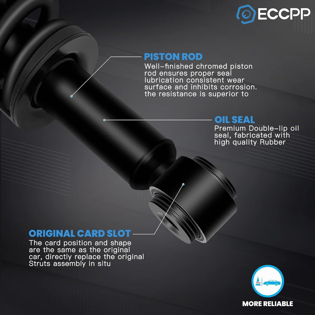 ECCPP Struts Complete Struts Spring for 2007-2013 for Ford Expedition