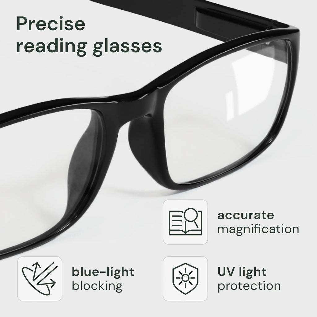 Reading Glasses Men/Women, Eyeglasses, Blue Light Readers for Men/Women, Computer Eye Glasses, Cheaters