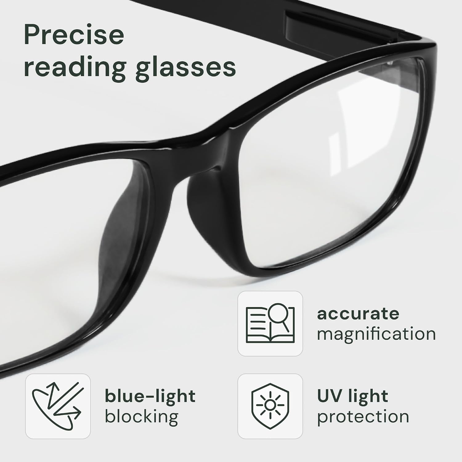 Reading Glasses Men/Women, Eyeglasses, Blue Light Readers for Men/Women, Computer Eye Glasses, Cheaters