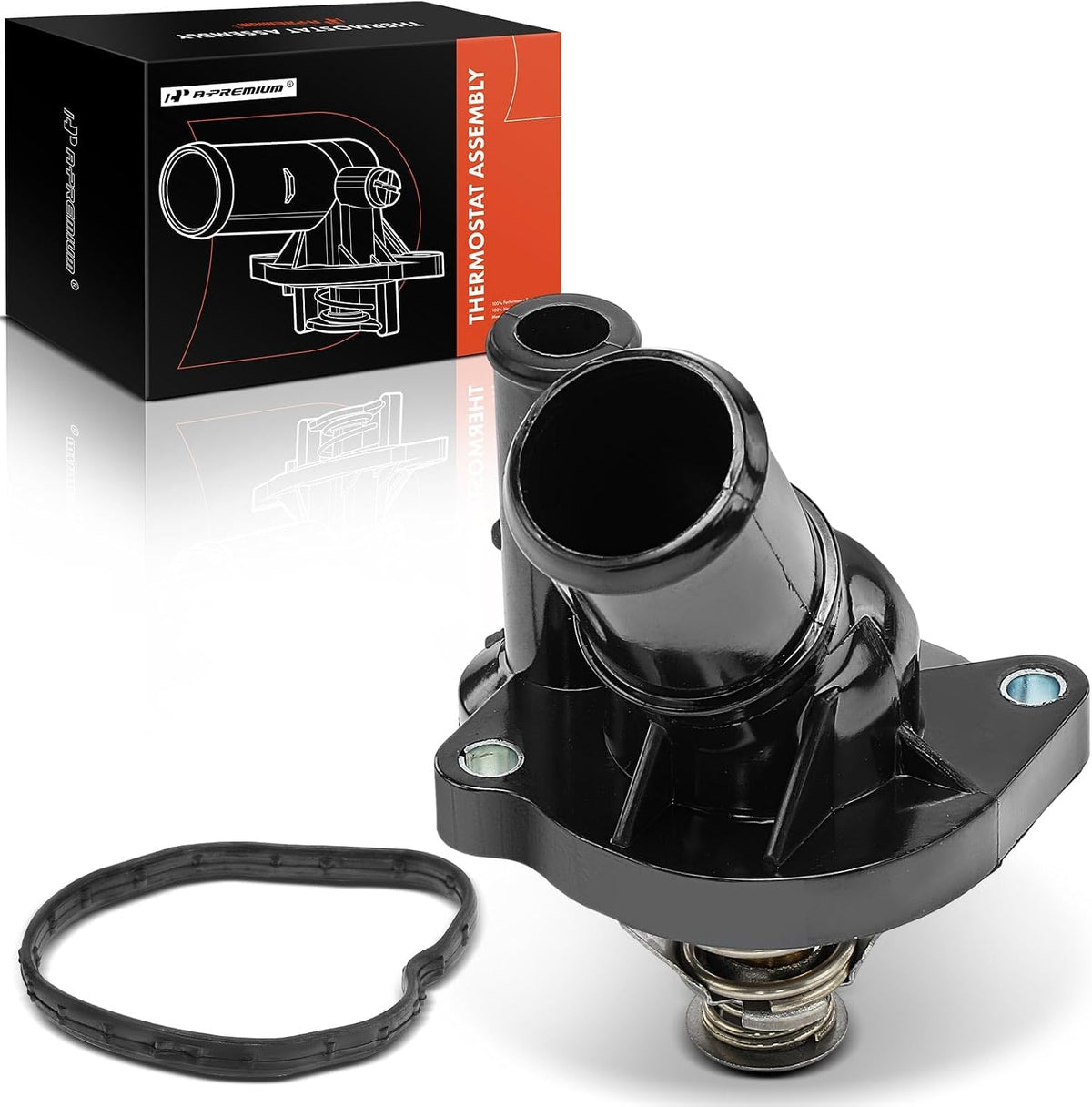 A-Premium Engine Coolant Thermostat Housing Assembly