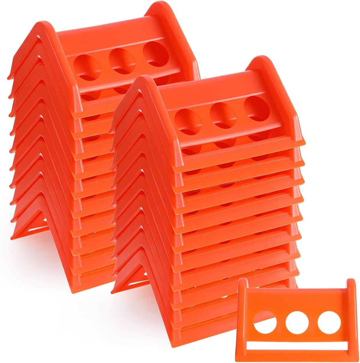 20 Packs Flatbed Edge Protectors Plastic Edge Protector for up to 4 Inch Straps Edges Corner Tie down Protector for