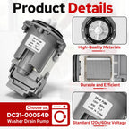 For Samsung WF511ABWXAA0004 Washer Water Drain Pump Repair Component