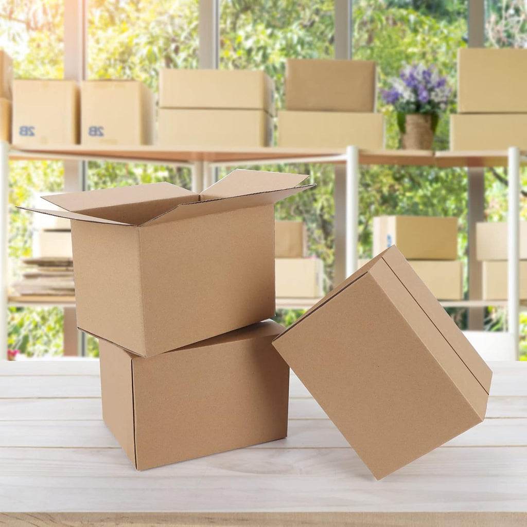 40 Packs 8x6x6 Shipping Boxes Cardboard Boxes Shipping Box for Business Packaging Thin Box