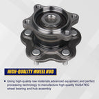 KUSATEC 512201 2PCS Rear Wheel Bearing and Hub Assembly