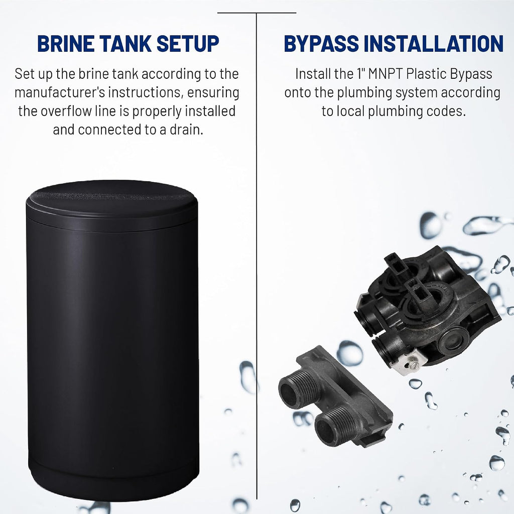 Iron Pro 2 Combination Water Softener Iron Filter Fleck 5600SXT Digital Metered Valve 64,000 Grain - High Flow for