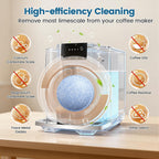 CPLIKE 64308 Coffee Machine Cleaning Tablets Compatible with Jura Machines