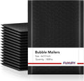 Bubble Mailers 6x10" 100Pack Black Padded Envelopes Usable Size 6x9"