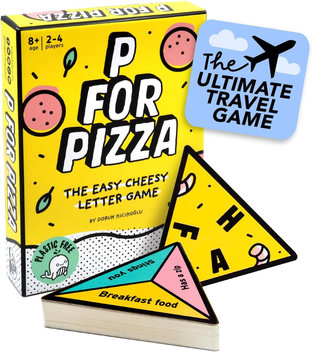P for Pizza: Family Card Game | Great for Adults and Kids | Perfect Lightweight Travel Fun for Any Occasion | The