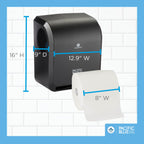 Pacific Blue Ultra 8" High-Capacity Automated Touchless Paper Towel Dispenser Starter Kit by GP PRO