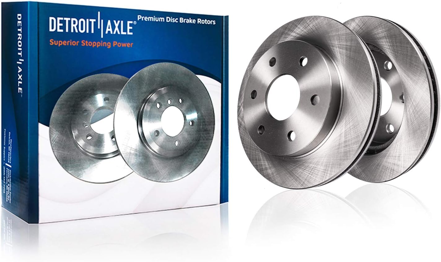 Rear Brake Kit for Chevrolet GMC Silverado Sierra 1500 Tahoe | Yukon Astro Safari [6-Lug] Replacement Brakes Rotors