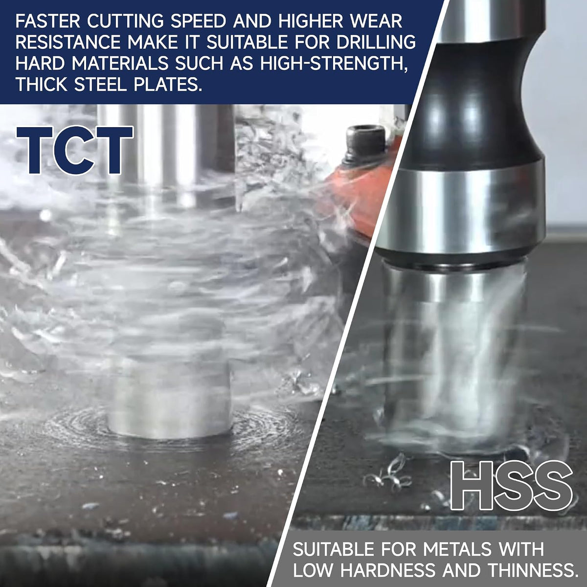 5pcs TCT Annular Cutter Set 1-3/8" Cutting Depth 5/8" to 1-1/8"