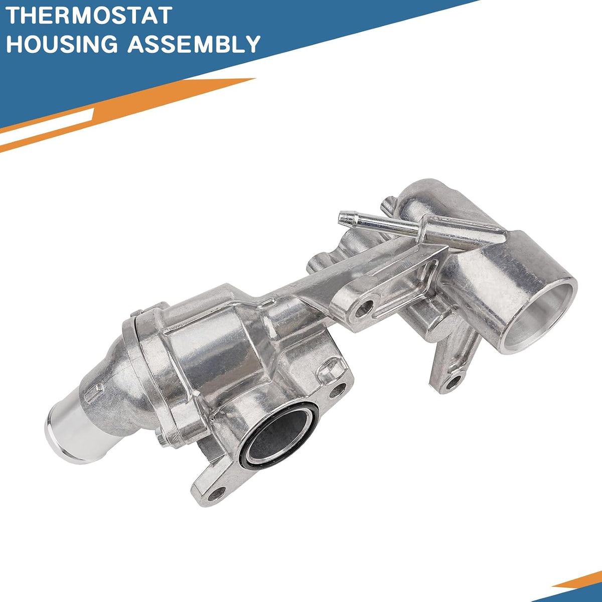 Coolant Thermostat Housing Assembly for Ford F150 Expedition Explorer Lobo Mustang Police Interceptor Utility Transit 150/250/350 for Lincoln Navigator 2011-2025 3.3L 3.5L 3.7L Replaces 902-1089