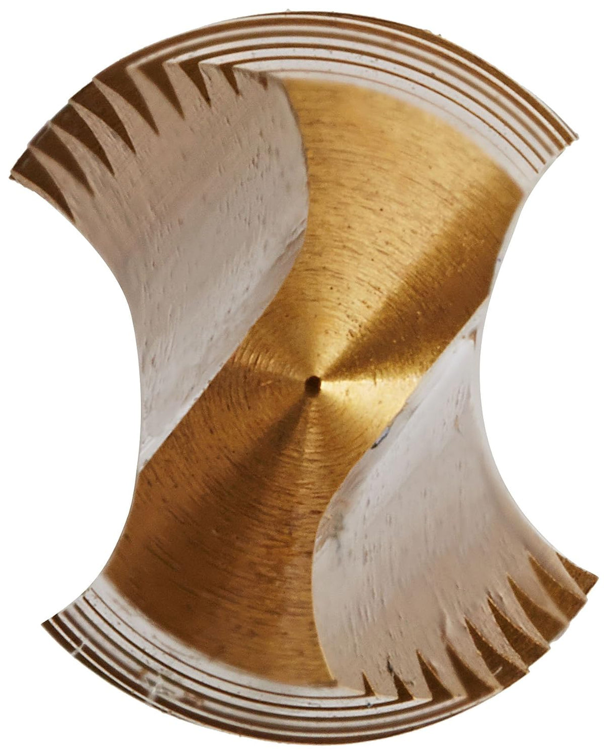 YG-1 J1 Series Vanadium Alloy HSS Spiral Pointed Tap, TiN Coated, Round Shank with Square End, Plug Chamfer, #6-32 Thread Size, H3 Tolerance