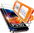 for iPhone 16 Pro Max Screen Protector, 9H Hardness Military Grade Shatterproof HD Tempered Glass Full Coverage Easy