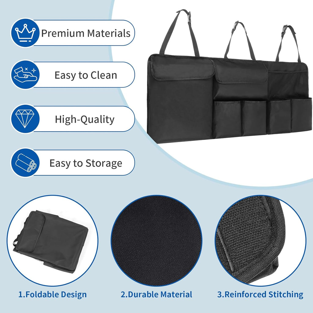 Car Trunk Organizer Backseat Hanging Organizer with Storage Pockets for Subaru Crosstrek, Forester, Outback, Ascent