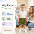 Bedwetting Diaper Pants Absorbent Potty Training Shorts 2 Pack