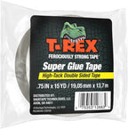 Brand Double Sided Super Glue Tape, 0.75" x 15 Yards, Clear