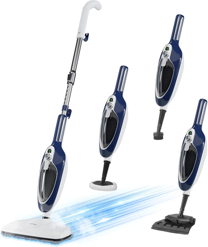 Steam Mop - 10-in-1 Floor Steamer MultiPurpose Steam Cleaner | Detachable Handheld for Hardwood/Tile/Laminate All