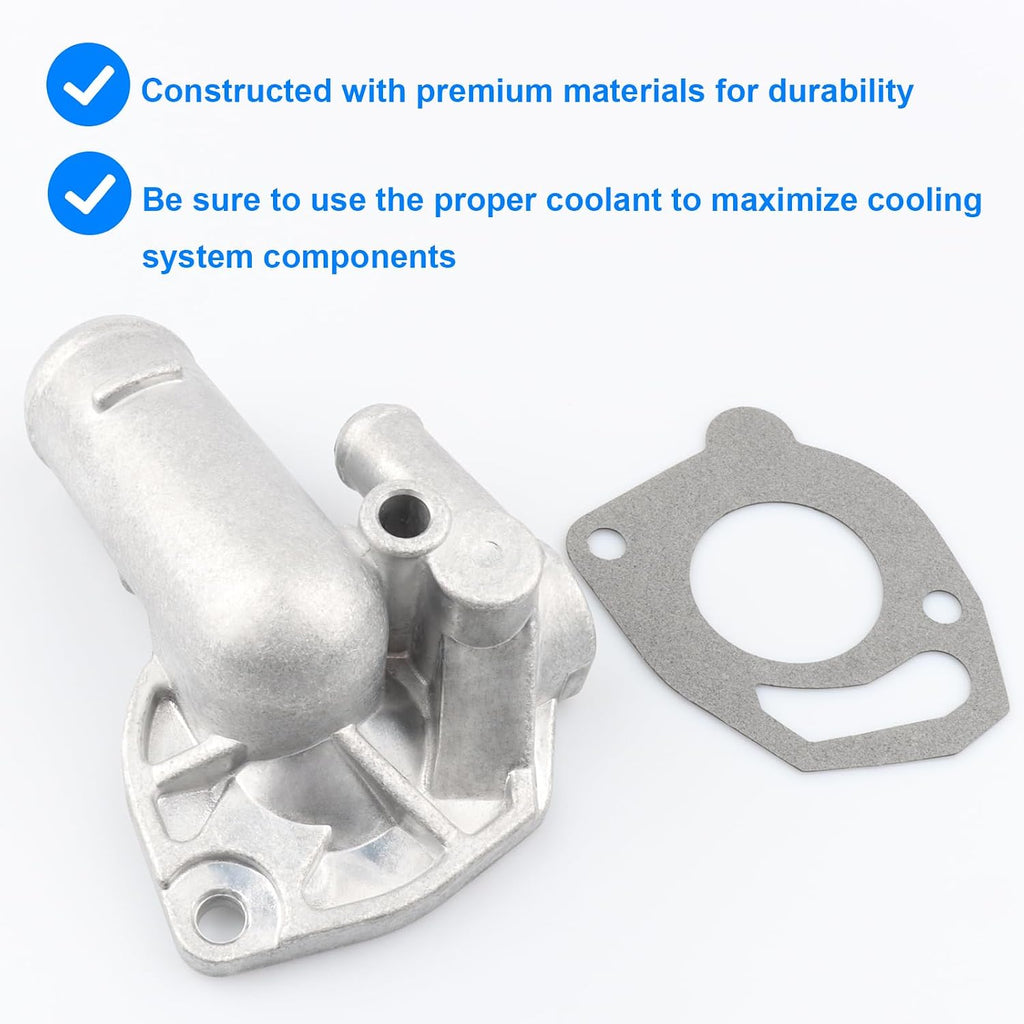 Thermostat Housing Replace 902-306, 53006192 Compatible with Dodge Jeep 2.5L 4.0L - 1991-1995, 1997-2006 Wrangler YJ TJ, 1991-2001 Cherokee XJ, 1993-2004 Grand Cherokee ZJ WJ, 1997-2002 Dakota, More