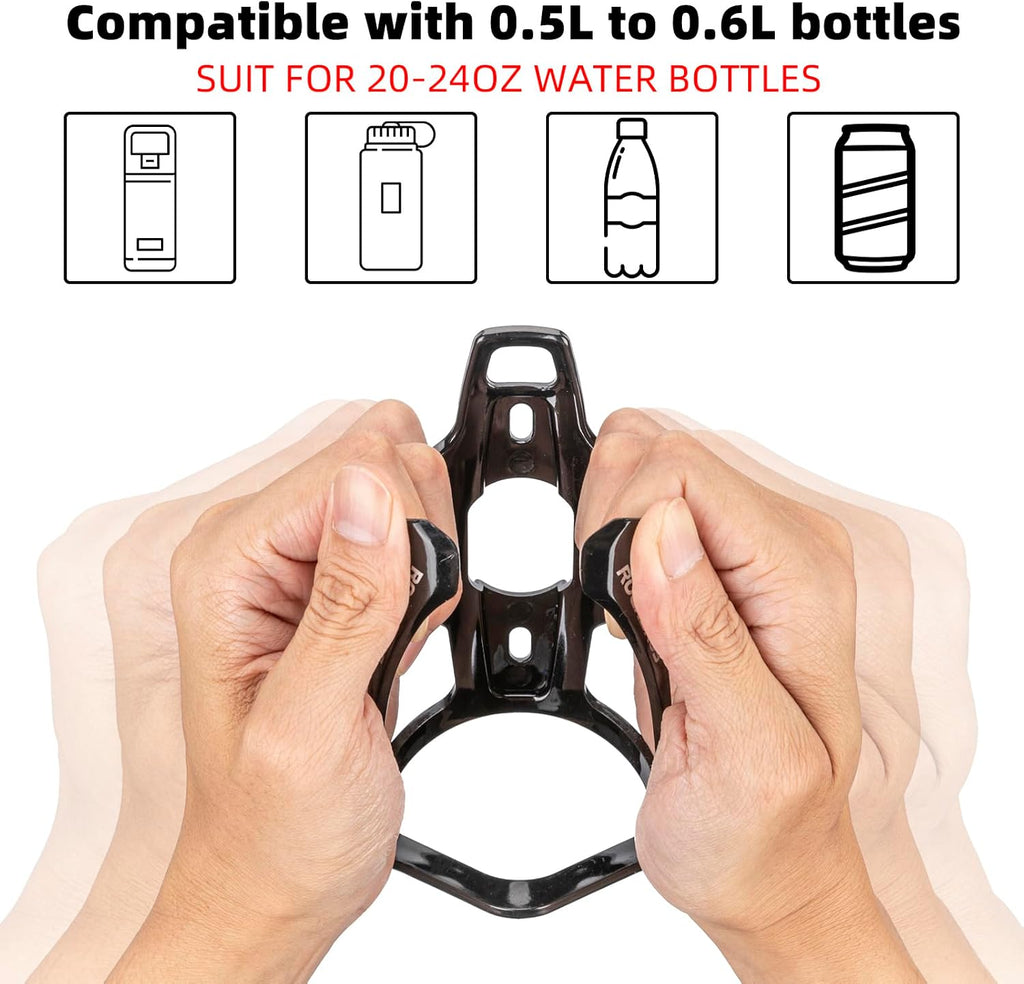 Bike Water Bottle Holder Ultralight Bottle Cages with Screws Tool | Universal Bike Cup Holder Rack for Road MTB Bike