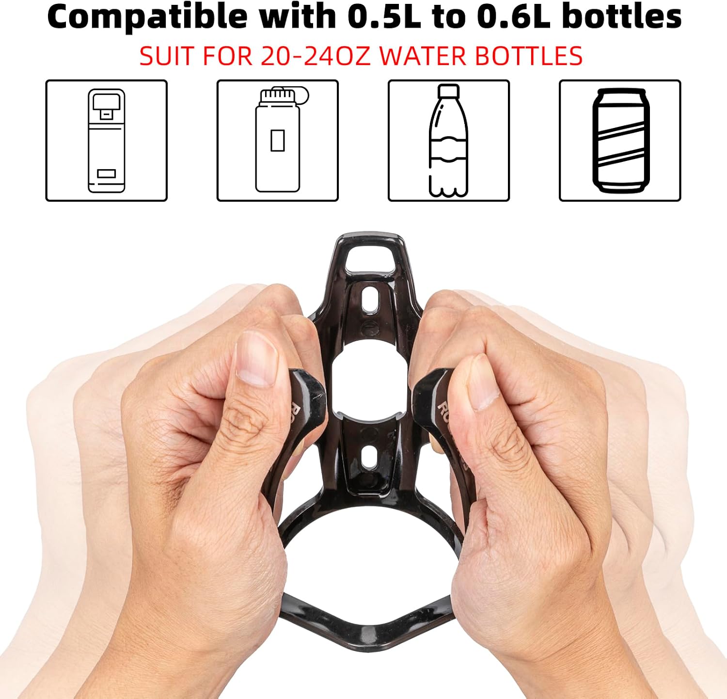 Bike Water Bottle Holder Ultralight Bottle Cages with Screws Tool | Universal Bike Cup Holder Rack for Road MTB Bike