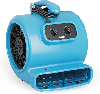 Air Mover 3 Speed Floor Drying Fan 5 Angle Blower Fan - GE3000T | High Velocity Floor Fan with 3h Timer & Stackable