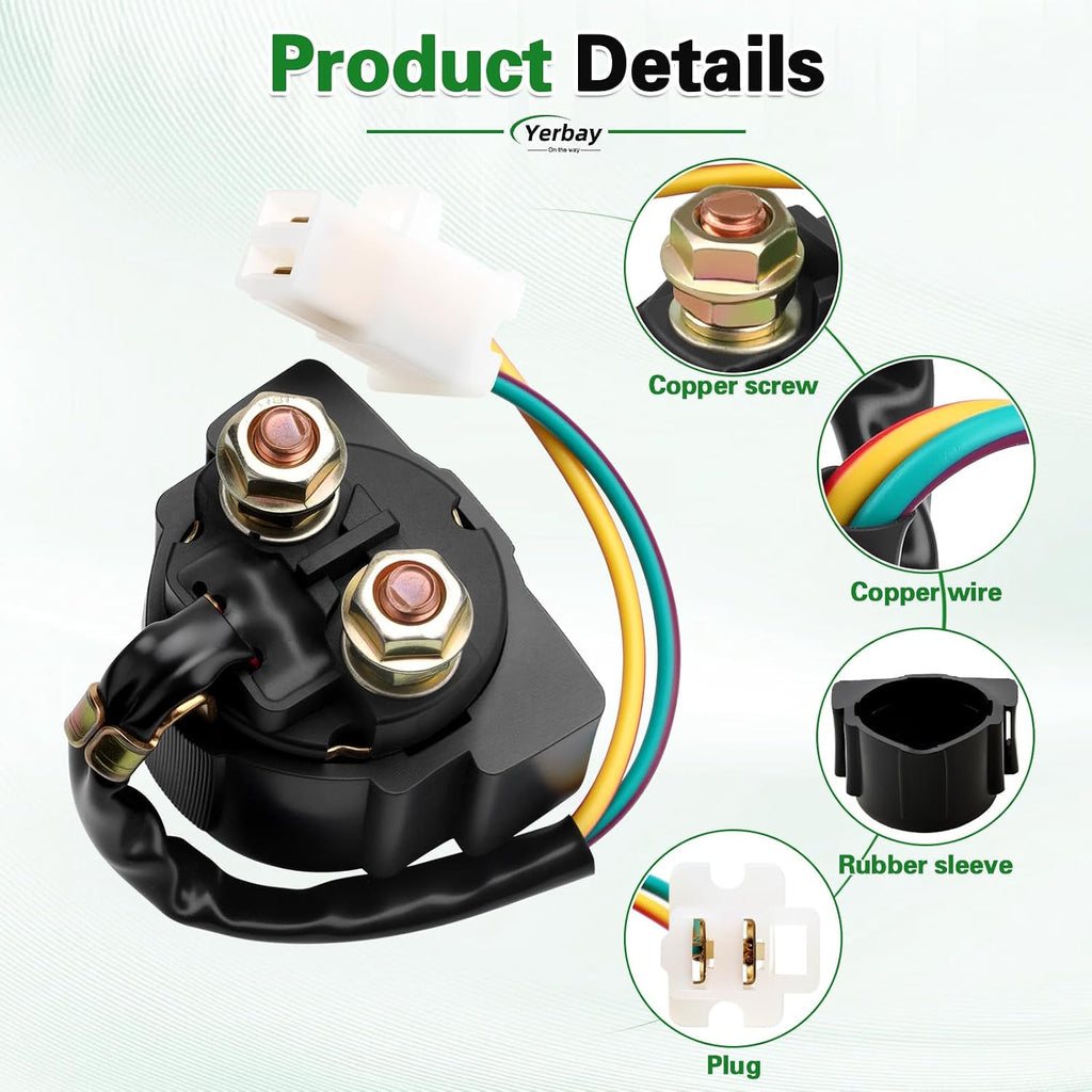 Starter Solenoid Relay for Honda TRX300 Fourtrax 300 1988-2000